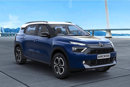 Citroen Aircross Color Polar White   Cosmo Blue (dual Tone)